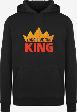F4NT4STIC Sweatshirt 'Disney König der Löwen Movie Long Live The King' in Zwart: voorkant
