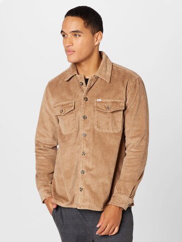 LTB - Ajuste confortable Camisa 'YALOHO' en beige: frente