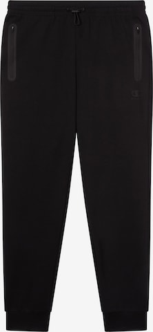 melns Champion Authentic Athletic Apparel Pakapēniski sašaurināts piegriezums Bikses: no priekšpuses