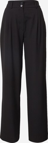 FIVEUNITS - Pierna ancha Pantalón plisado 'Ellie' en negro: frente