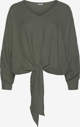 VIVANCE - Blusa en verde: frente