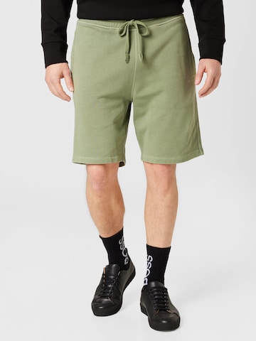 GANT Lużny krój Spodnie w kolorze zielony: przód