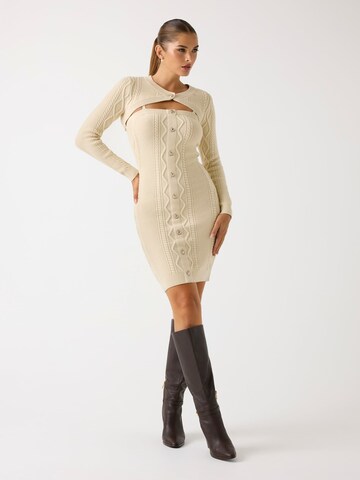 GUESS Knitted dress in Beige