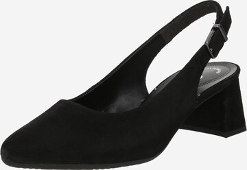 GABOR Slingpumps in Schwarz: predná strana