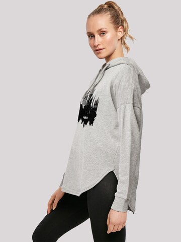 Sweat-shirt 'Cities Collection - Munich skyline' F4NT4STIC en gris