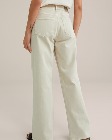 Wide Leg Jean WE Fashion en beige