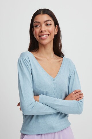 b.young Trui 'Pimba' in Blauw: voorkant