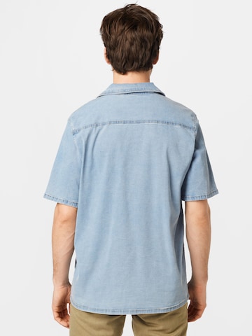 LMTD Regular fit Button Up Shirt in Blue