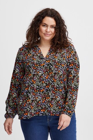 Camicia da donna di Fransa in arancione: frontale