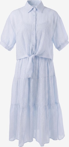 Usha - Vestido en azul: frente