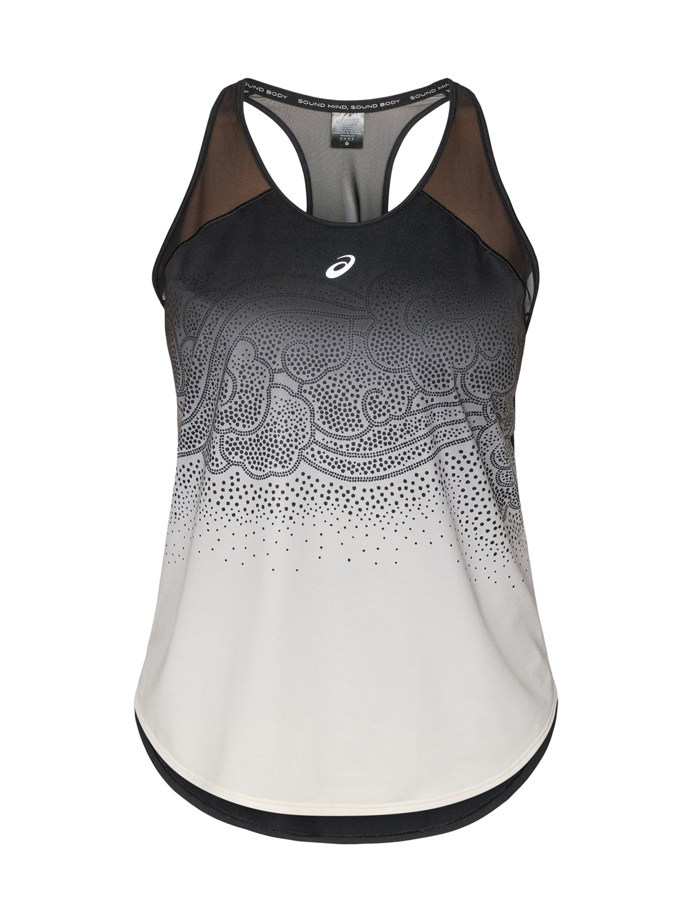 ASICS Sporttop 'ROAD FADE' in Zwart: voorkant