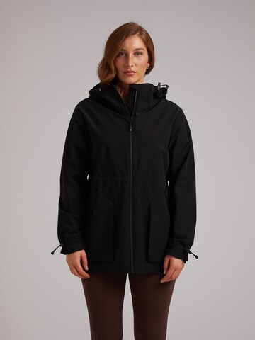 Veste outdoor ' Helio Mid Windbreaker ' JACK1T en noir : devant
