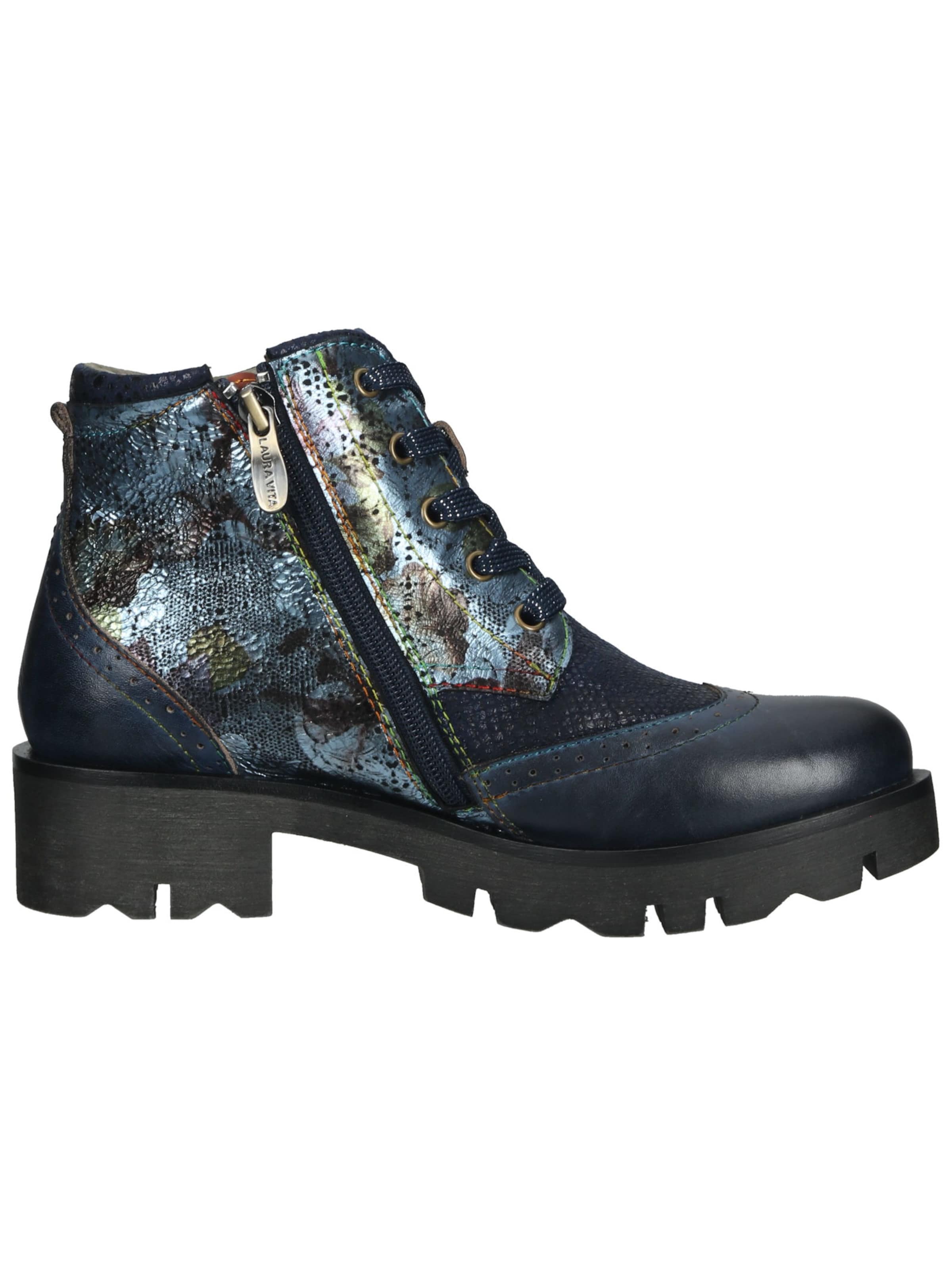 Bottines à lacets Laura Vita en bleu