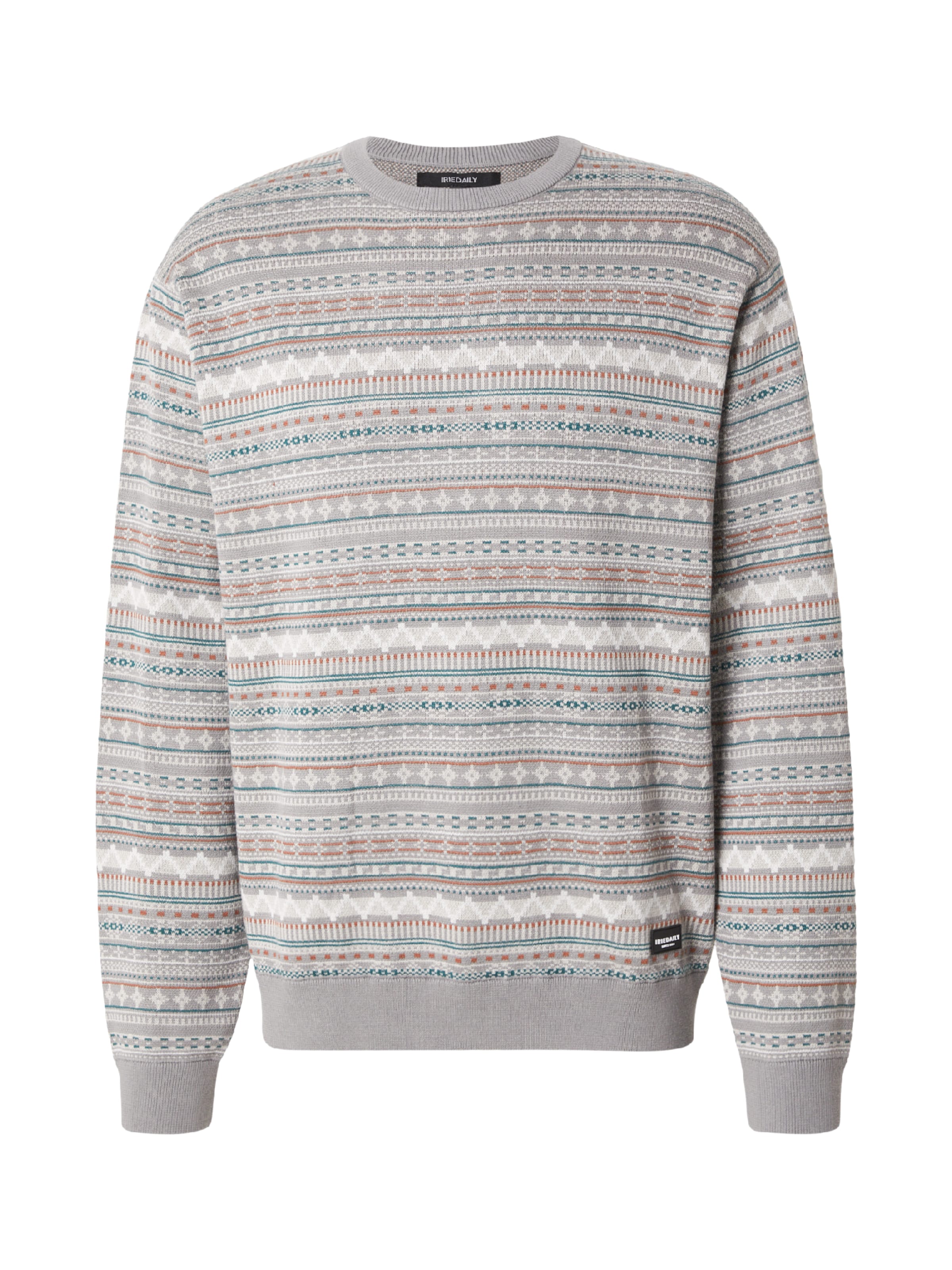 Iriedaily - Regular Fit Pullover 'Mineo' em cinzento: frente