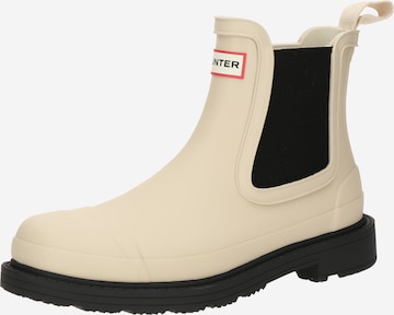 Bottes en caoutchouc 'Commando' HUNTER en gris : devant