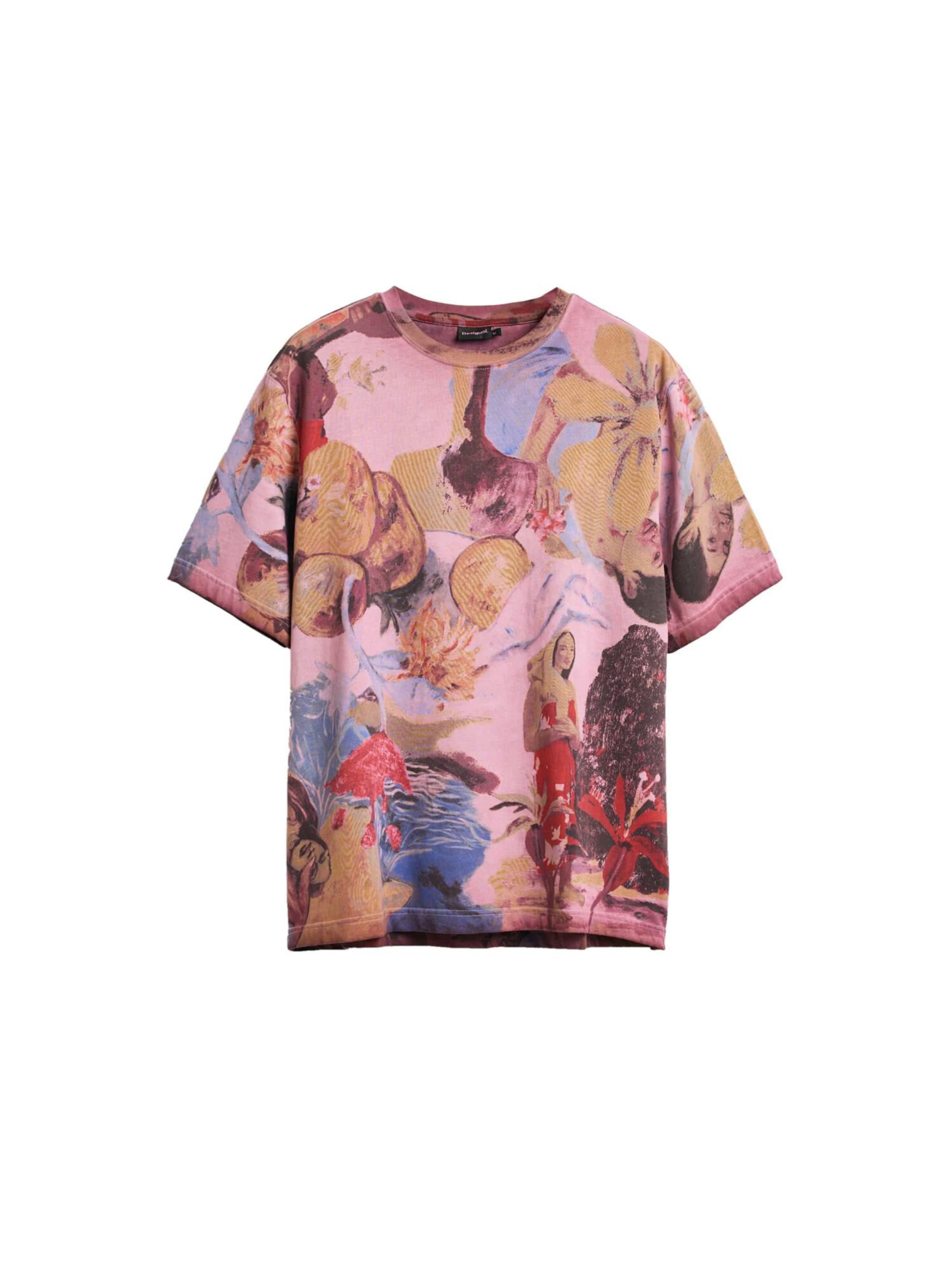 Maglietta di Desigual in rosa: frontale