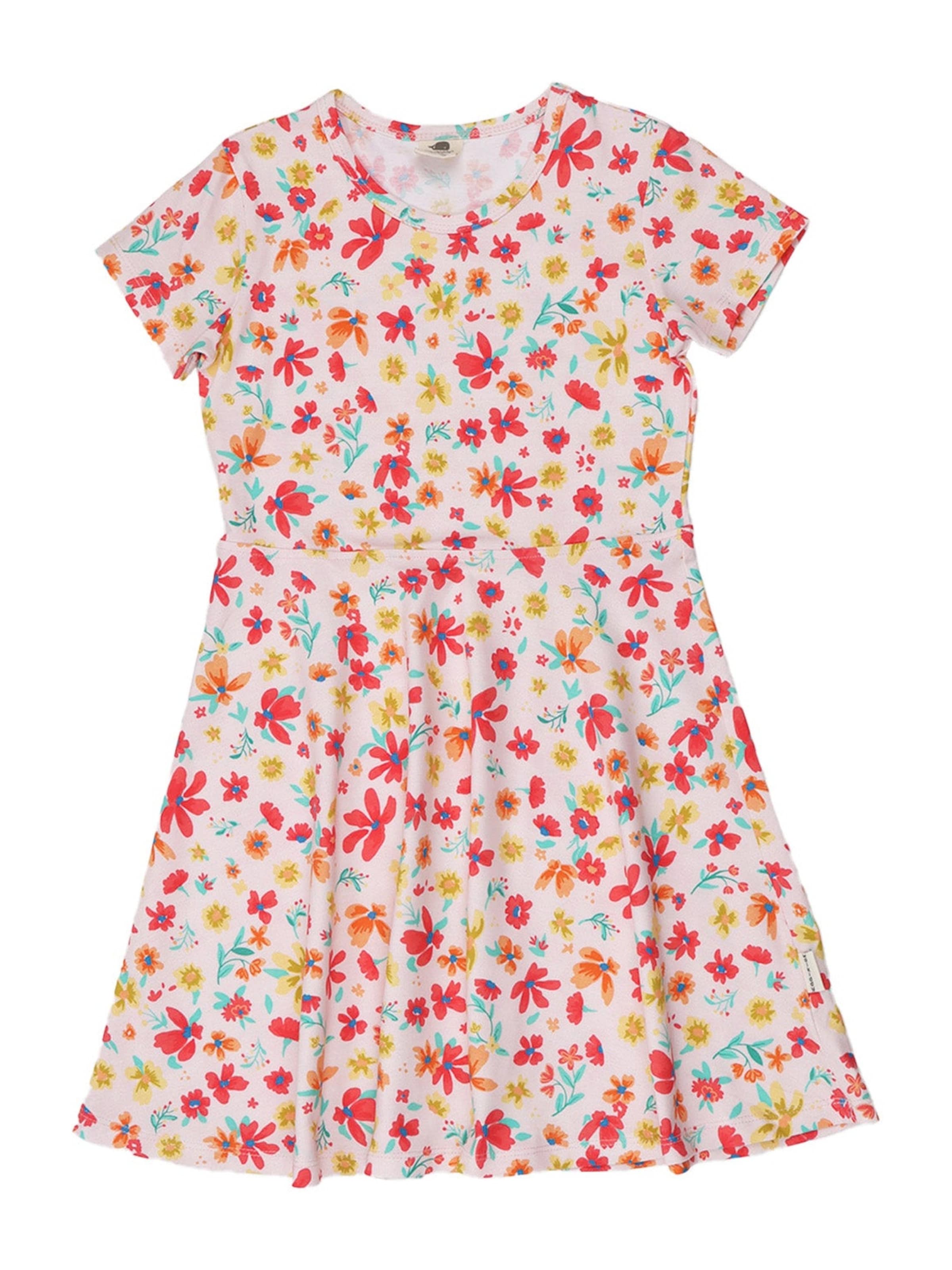 Walkiddy Dress in Mixed colors: front