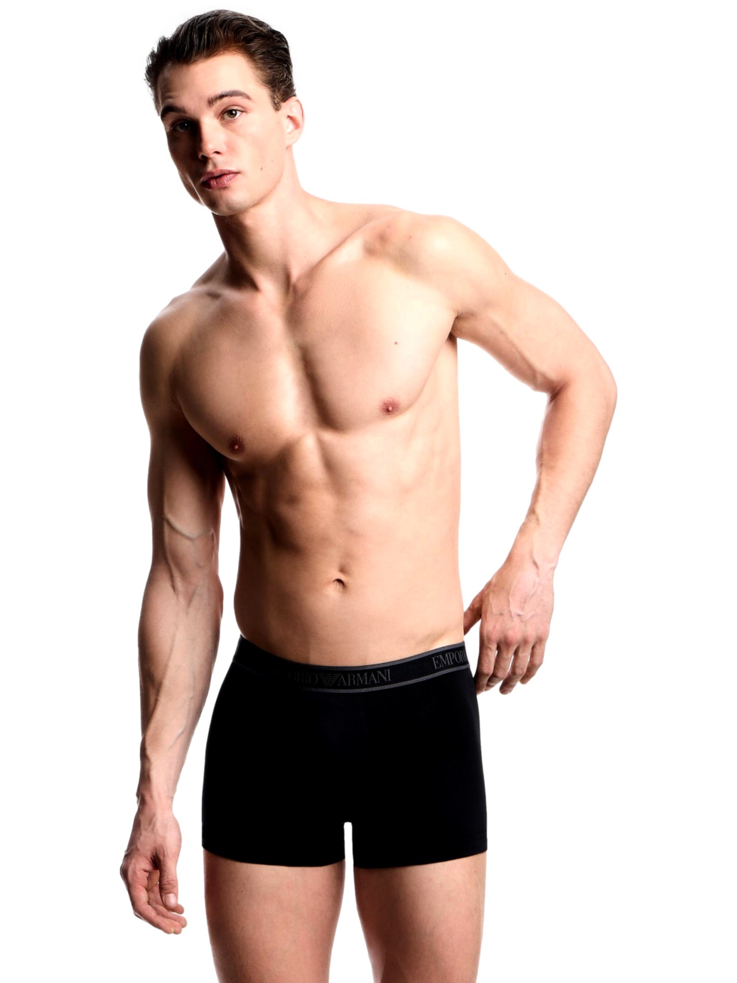 Emporio Armani Boxer shorts in Grey: front