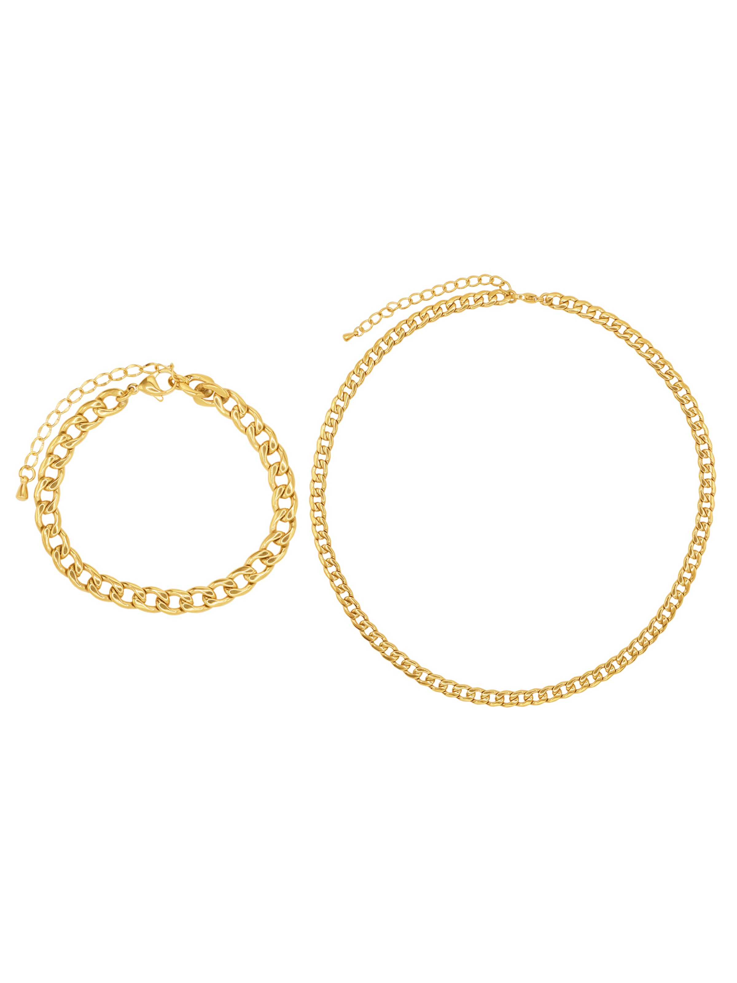 Heideman Schmuckset 'Ivan' in Gold: Vorderseite