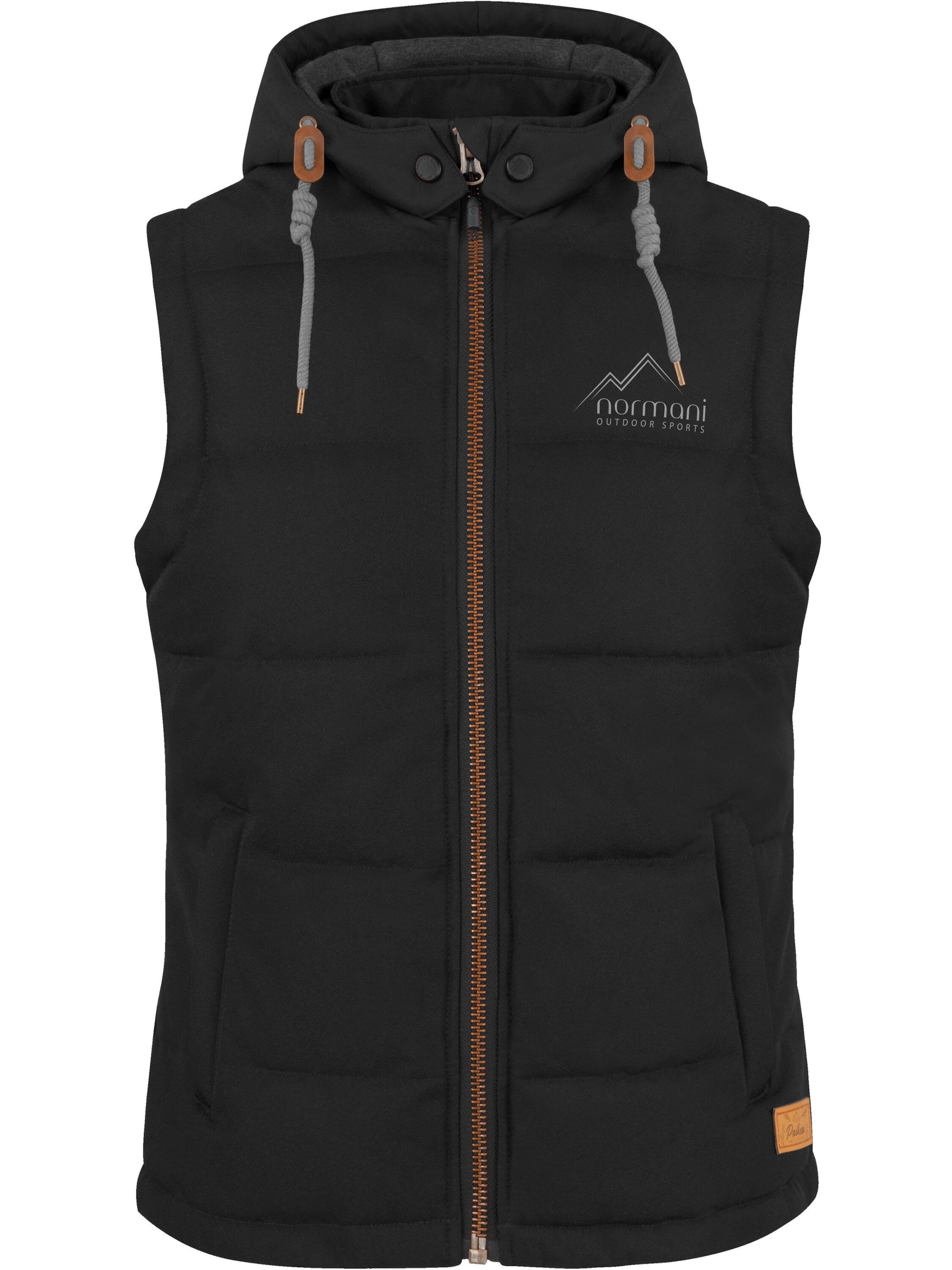 normani Vest ' Paihia ' in Black: front