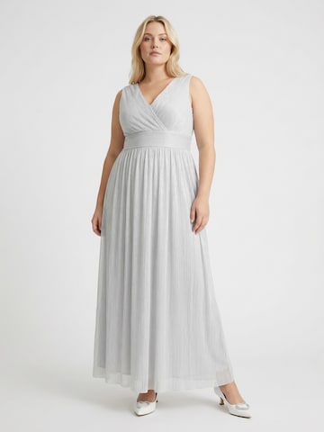 GUIDO MARIA KRETSCHMER FOR BRIDGERTON Festkjole 'Lady in Silver' i sølv: forside