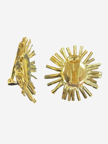 Gloria Mago Earrings 'Sunflower earrings, gold brass' in Gold