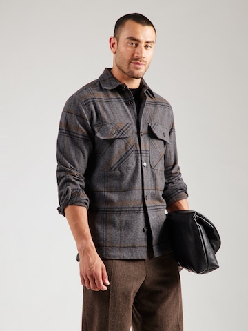 JACK & JONES Regular Fit Hemd 'JPRRAYLE' in Grau: Vorderseite