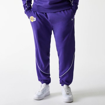 NEW ERA Tapered Pants 'LA Lakers' in Purple: front