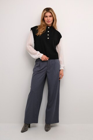 Cream Knitted vest 'CR Jangle' in Black