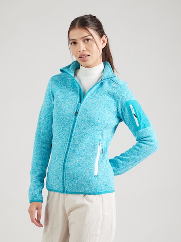 CMP Functionele fleece jas in Blauw: voorkant