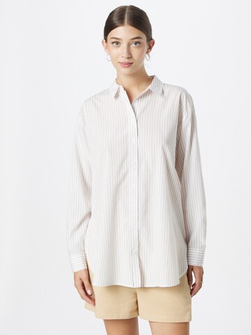 comma casual identity Blouse in Beige: voorkant