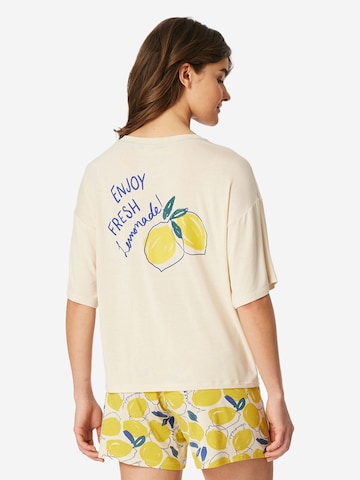 SCHIESSER Pyjama 'Casual Fashion' in Beige