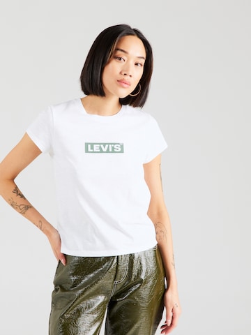 balta LEVI'S ® Marškinėliai 'Graphic Authentic Tshirt': priekis