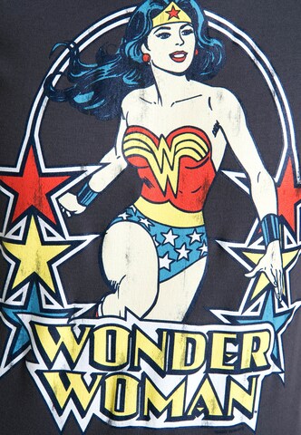 LOGOSHIRT T-Shirt 'Wonder Woman – Stars' in Blau | ABOUT YOU