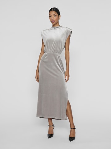 Robe de soirée VILA en argent : devant
