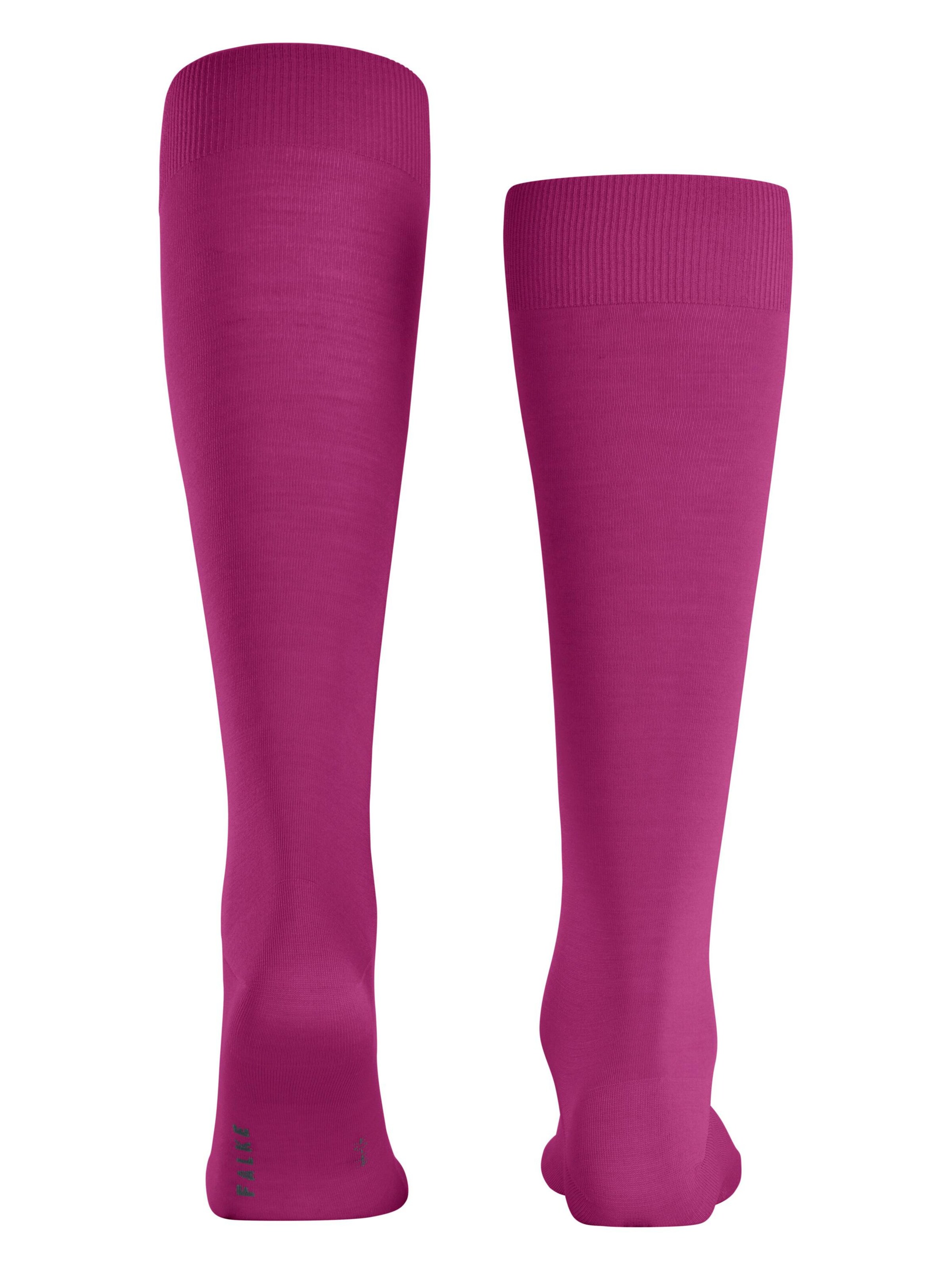 FALKE Knee High Socks 'ClimaWool' in Purple