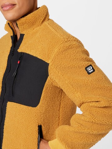Petrol Industries Fleece Jacket in Beige