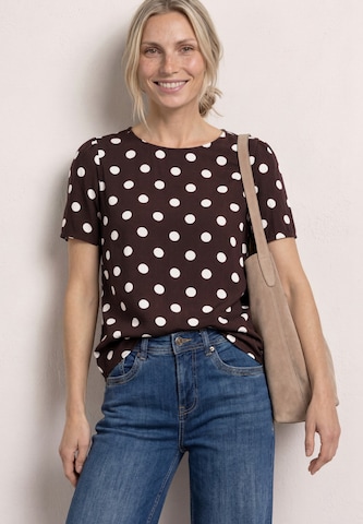 STREET ONE Blouse in Brown: front