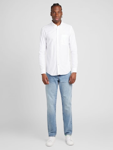 BOSS Black Regular fit Button Up Shirt 'ROAN' in White