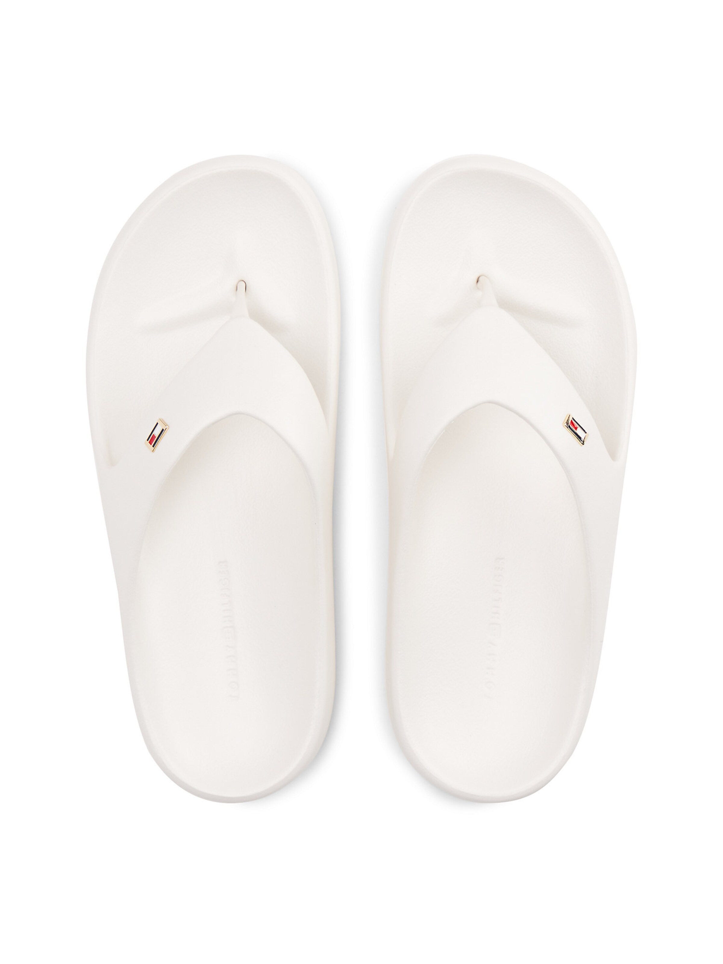 TOMMY HILFIGER T-Bar Sandals in White