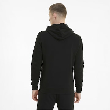 PUMA Zip-Up Hoodie 'Essentials' in Black