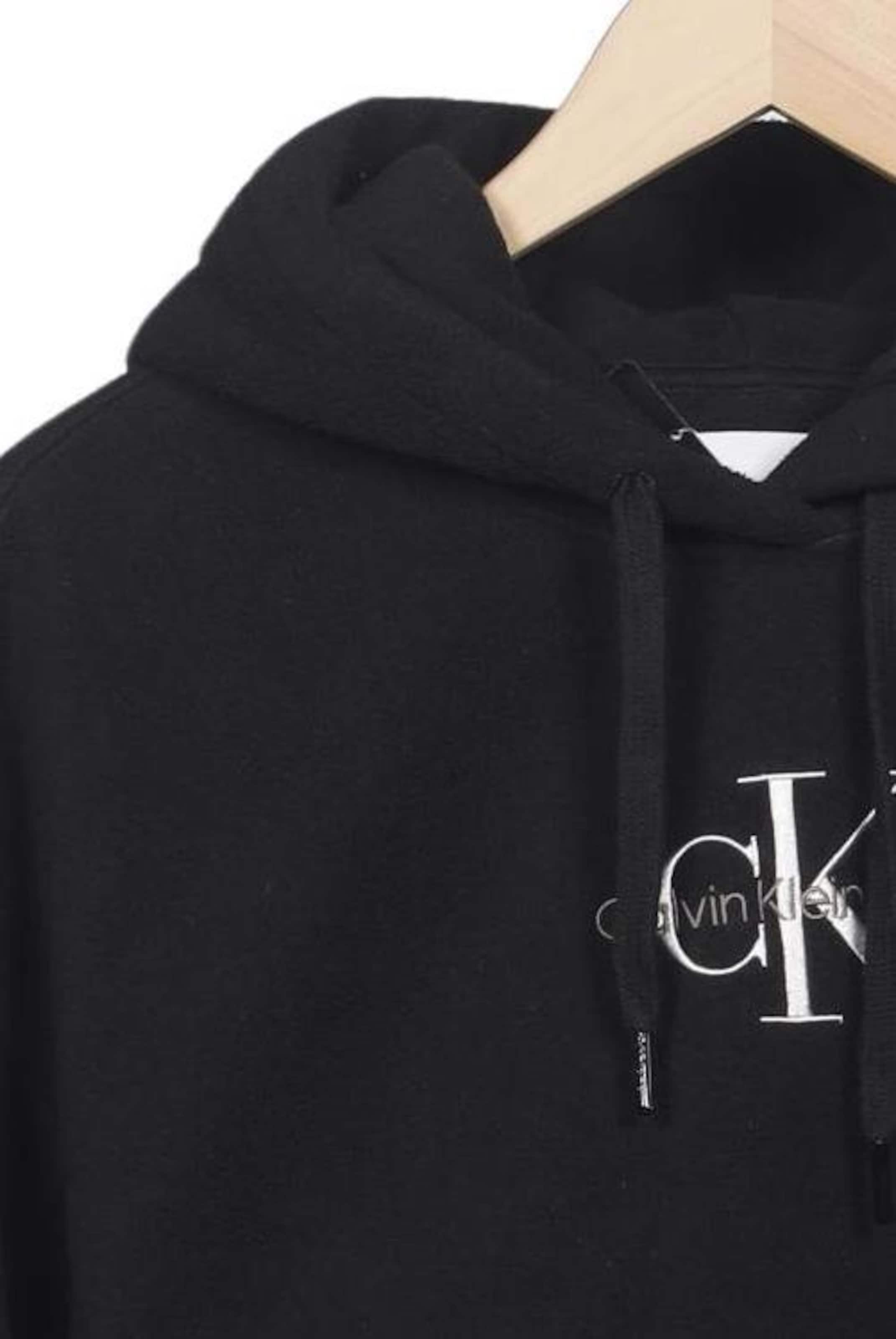 Calvin Klein Jeans Kapuzenpullover S in Schwarz