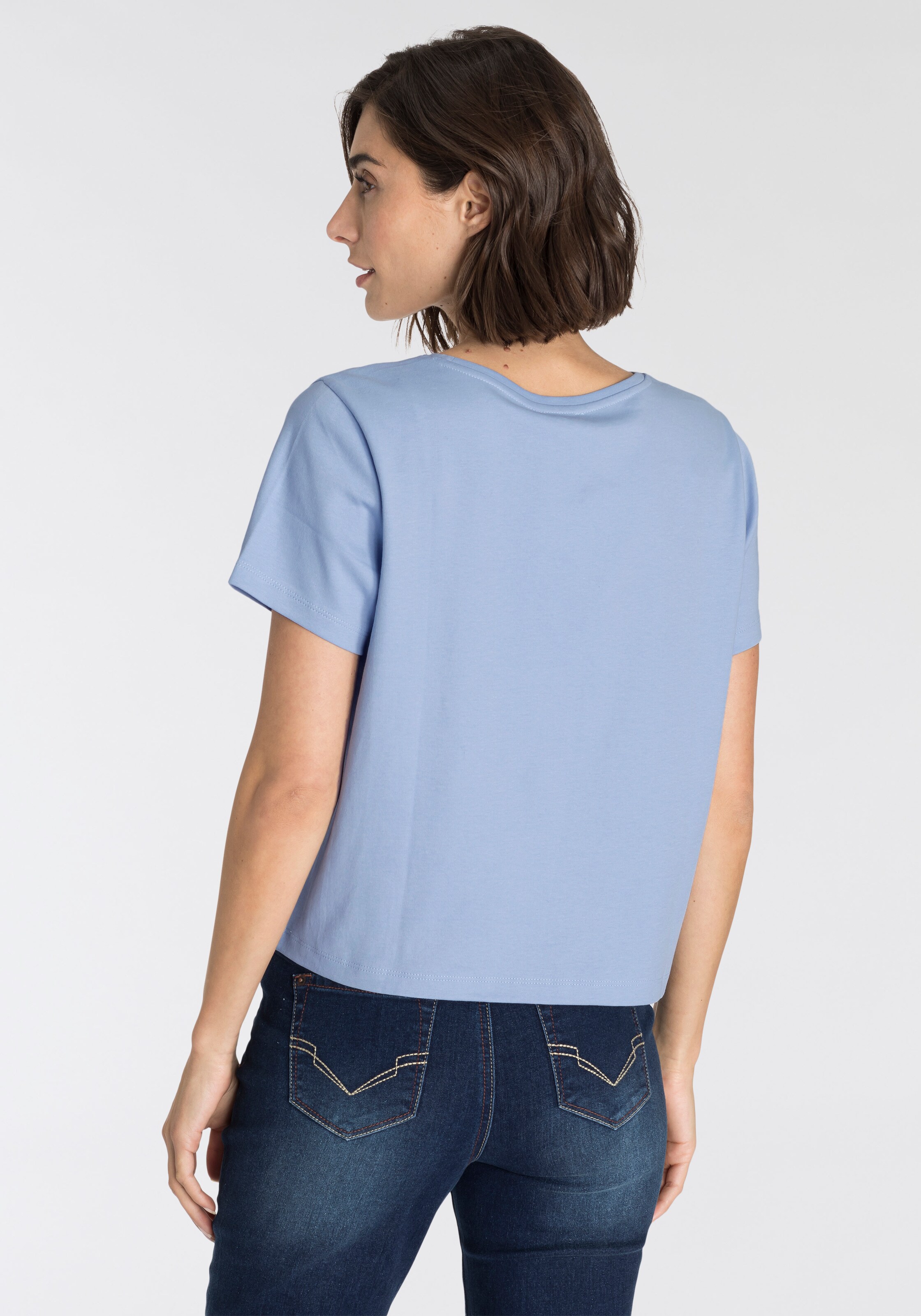 Frauen Shirts & Tops OTTO products Shirt in Hellblau - MS26130