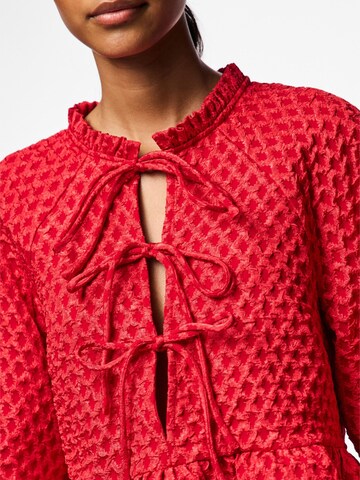 PIECES Blouse 'NIBE' in Rood