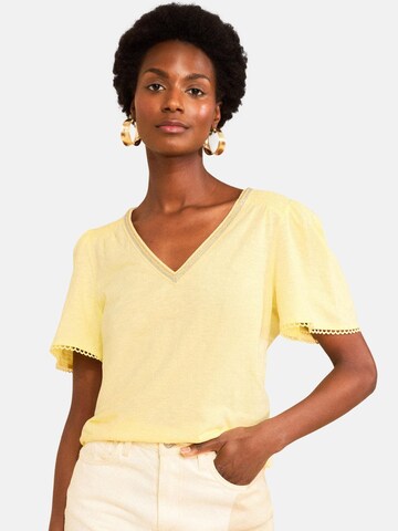 love & roses Shirts i gul: forside