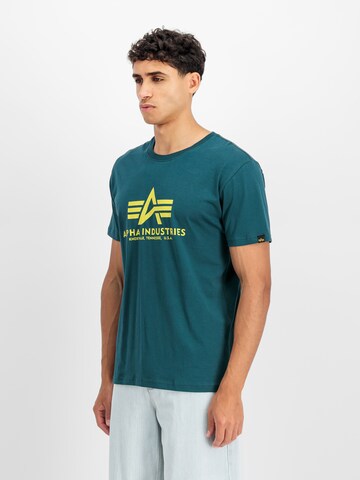 ALPHA INDUSTRIES Shirt in Green: front