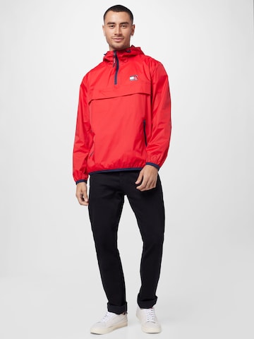 Tommy Jeans Between-Season Jacket 'Chicago' in Red