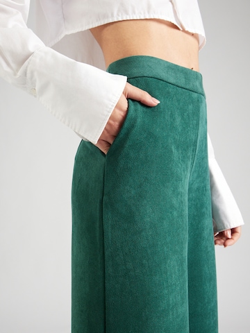 VILA Wide leg Pants 'Sudas' in Green