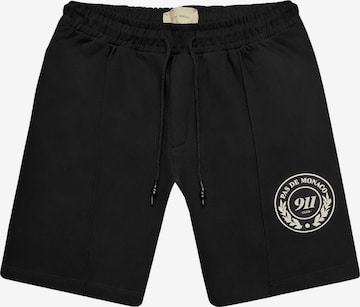 Pas De Monaco Trousers 'LEMANS' in Black: front