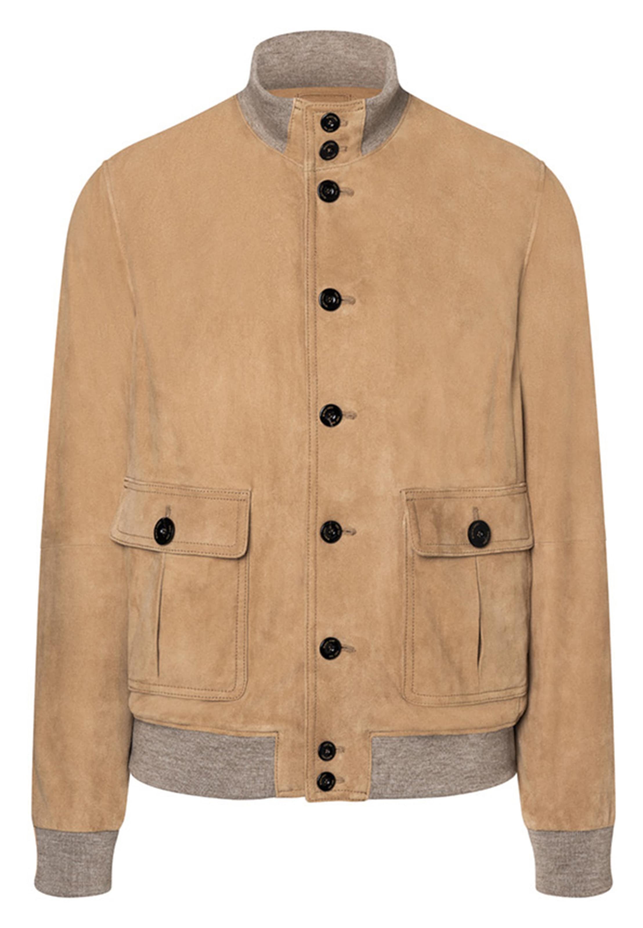 Werner Christ Between-season jacket 'Emanuel' in Brown: front